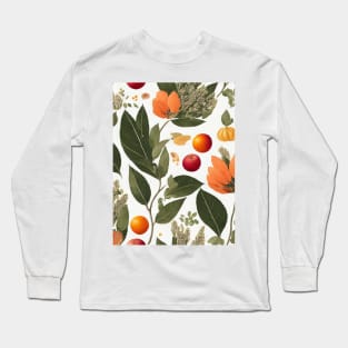 Chromatic Botanic Abstraction #58 Long Sleeve T-Shirt